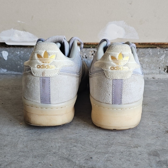 Adidas Men's Rivalry Low 86 Gray Suede Sneakers Size 12 - Picture 3 of 10